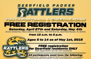 Deerfield Beach Packer Rattlers Registration