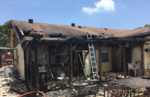 Deerfield Beach Couple Safely Escape House Fire- Home Gutted
