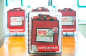 TODAYS WORLD- BSO READY TO DELIVER STOP BLEEDING KITS TO SCHOOLS