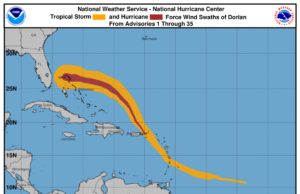 HURRICANE DORIAN 11PM UPDATE FROM NOAA