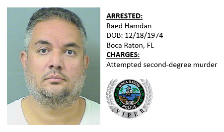 BOCA RATON POLICE CHARGE BOCA RATON MAN WITH ATTEMPTED SECOND DEGREE MURDER  - Deerfield News