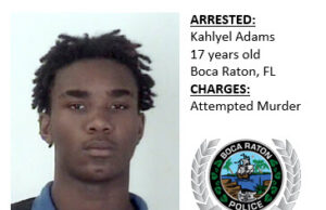 BREAKING NEWS-TEEN CHARGED WITH SECOND DEGREE ATTEMPED MURDER IN BOCA SHOOTING