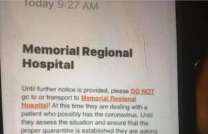 RUMOR CONTROL NO THERE HAS NOT BEEN A CONFIRMED CASE OF CORNAVIRUS IN BROWARD AT MEMORIAL REGIONAL HOSPITAL