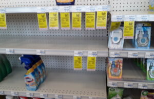 CORONA VIRUS HAS MERCHANTS SCRAMBLING TO STOCK CLOROX, LYSOL,PURELL, RUBBING ALCOHOL AND MORE