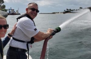 Role Reversal -Student Teaches Former Teacher Broward Sheriffs Fire Rescue Chief Kane