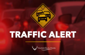 SINKHOLE FEDERAL HIGHWAY DEERFIELD BEACH TRAFFIC ALERT