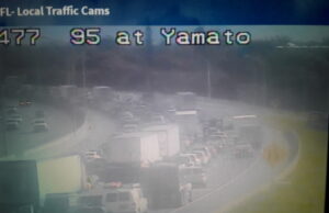 BREAKING NEWS PEDESTRIAN FATALITY ON I-95 IN BOCA HAS TRAFFIC SNARLED