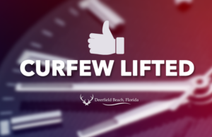 Curfew Lifted In Broward County