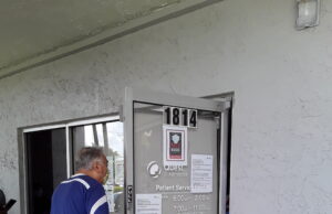 Quest labs has visit from BSO then posts sign temporarily closed on door