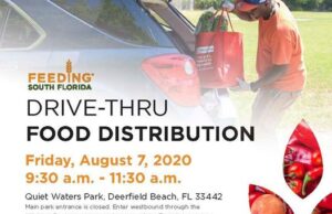 Feeding South Florida Food Distribution Drive-Thru Friday