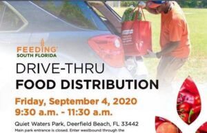 Drive-Thru Food Distribution-Feeding South Florida Today 9.30-11.30