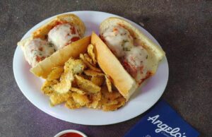 ANGELO’S TO GO-TRUNK TOP MEATBALL PARM REVIEW