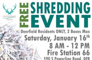 DEERFIELD BEACH DOCUMENT SHREDDING EVENT