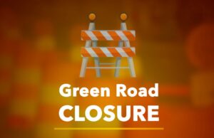 Traffic Advisory Green Road Closed At Rail Road Crossing
