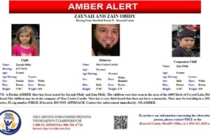 AMBER ALERT ISSUED FOR MISSING DEERFIELD BEACH CHILDREN