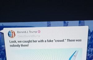 CROWD SIZE ENVY TRUMP LOSES IT MAKES FALSE ACCUSATION