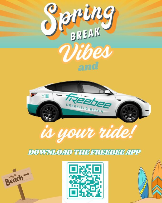 Deerfield Beach Freebie Rides -Spring Break Vibes - Deerfield News