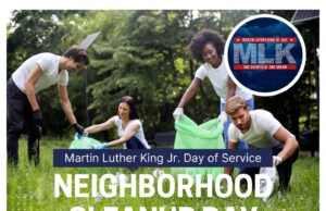 MARTIN LUTHER KING JR. DAY OF SERVICE- SATURDAY JANUARY, 17th