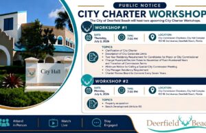 Deerfield Beach City Charter Workshops Save The Date July 2nd