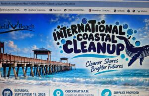 DEERFIELD BEACH-INTERNATIONAL COASTAL CLEANUP SEPT 19TH