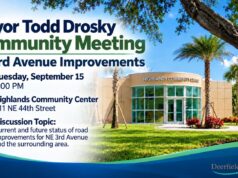 COMMUNITY MEETING TONIGHT AT 7PM ROAD IMPROVEMENTS UPDATE WITH MAYOR DROSKY