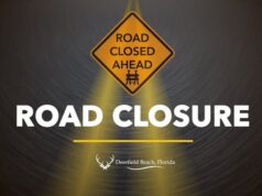 DEERFIELD BEACH ANNOUNCES TEMPORARY ROAD CLOSURE