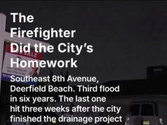 Deerfield Beach paid for an engineering report on the SE 8th Ave flooding in December. The Commission found out about it this month, from a firefighter whose house was under water.